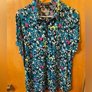 Simplicite by Jamie Sadock Golf Polo with Zip Size XL